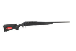 Savage Axis Compact 6.5 creedmoor bolt action rifle features a 20 inch barrel